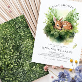 赤ちゃんシャワーお洒落鹿の水色