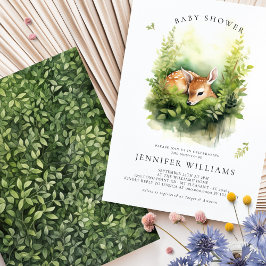 赤ちゃんシャワーお洒落鹿の水色