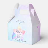 赤ちゃんシャワーお願いギフトボックス | ライジングスターテーマ フェイバーボックス (裏面サイド)