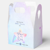 赤ちゃんシャワーお願いギフトボックス | ライジングスターテーマ フェイバーボックス (オープン)