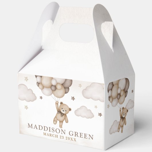 赤ちゃんシャワーお願いボックスを待つことができる フェイバーボックス (正面)