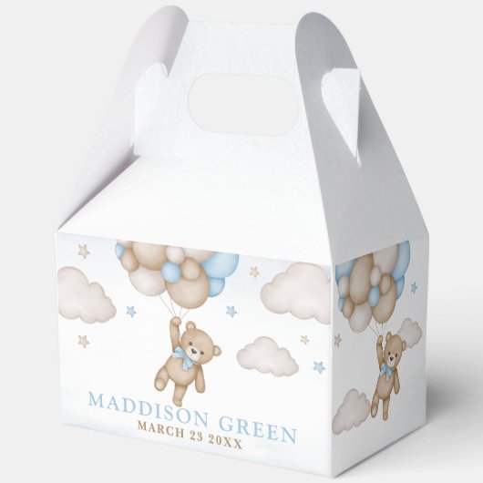 赤ちゃんシャワーお願いボックスを待つことができる フェイバーボックス (正面)