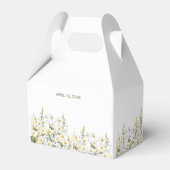 赤ちゃんシャワーお願いボックス。 フェイバーボックス (裏面サイド)