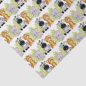 赤ちゃんシャワーかわいいサファリジャングル動物 薄葉紙 (詳細)