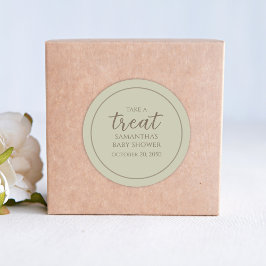 赤ちゃんシャワーかわいい書道台本男女兼用 ラウンドシール