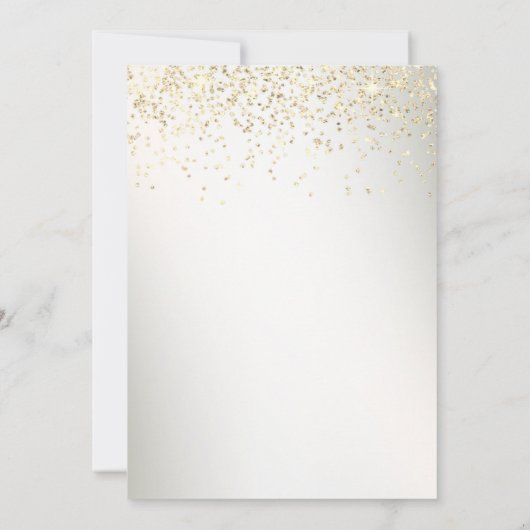 赤ちゃんシャワーかわいい眠る美しい象 招待状 (裏面)