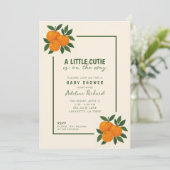 赤ちゃんシャワーかわいこちゃん 招待状 (スタンド正面)