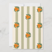 赤ちゃんシャワーかわいこちゃん 招待状 (裏面)