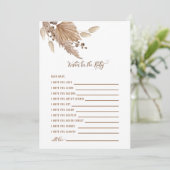 赤ちゃんシャワーがベビーPampas IIIを願う 招待状 (スタンド正面)