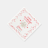 赤ちゃんシャワーが少し甘い スタンダードカクテルナプキン (角)