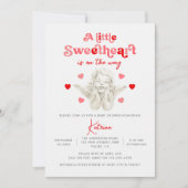 赤ちゃんシャワーが少し甘い 招待状 (正面)