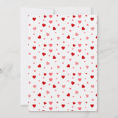 赤ちゃんシャワーが少し甘い 招待状 (裏面)