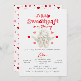 赤ちゃんシャワーが少し甘い 招待状