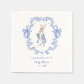 赤ちゃんシャワーが少し飲み込み中 スタンダードカクテルナプキン (正面)