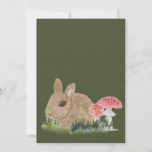 赤ちゃんシャワーが少し飲み込み中 招待状 (裏面)