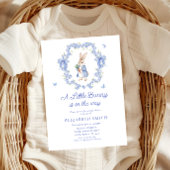 赤ちゃんシャワーが少し飲み込み中 招待状