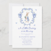 赤ちゃんシャワーが少し飲み込み中 招待状 (正面)