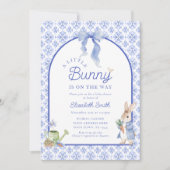 赤ちゃんシャワーが少し飲み込み中 招待状 (正面)