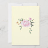 赤ちゃんシャワーが楽しめるキャリッジ 招待状 (裏面)