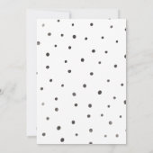 赤ちゃんシャワーでおもしろいをキャンプする 招待状 (裏面)