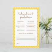 赤ちゃんシャワーどう？予測カード (スタンド正面)