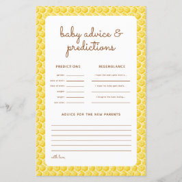 赤ちゃんシャワーどう？予測カード