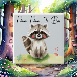 赤ちゃんシャワーになるウッドランドの前足 缶バッジ