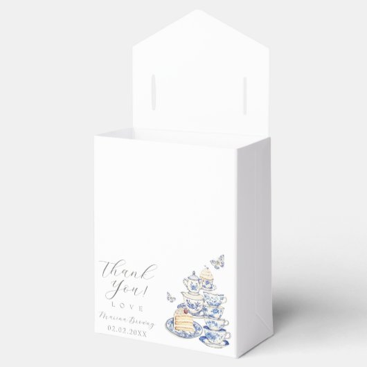 赤ちゃんシャワーのお母さんとお茶 フェイバーボックス (オープン)