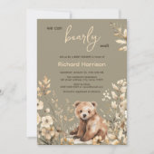 赤ちゃんシャワーのご招待を心よりお待ちしております 招待状 (正面)