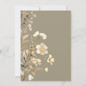 赤ちゃんシャワーのご招待を心よりお待ちしております 招待状 (裏面)