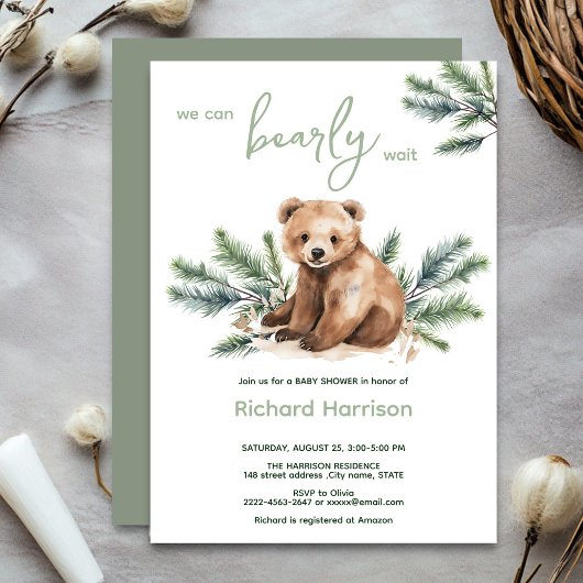 赤ちゃんシャワーのご招待を心よりお待ちしております 招待状