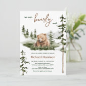 赤ちゃんシャワーのご招待を心よりお待ちしております 招待状 (スタンド正面)