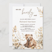 赤ちゃんシャワーのご招待を心よりお待ちしております 招待状 (正面)