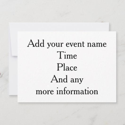 赤ちゃんシャワーのための妖精と眠っているベビー 招待状 (裏面)