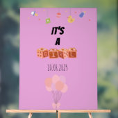 赤ちゃんシャワーのアクリル記号 アクリルサイン (ニュートラル)