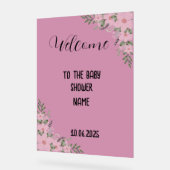 赤ちゃんシャワーのアクリル記号 アクリルサイン (傾斜)