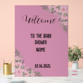 赤ちゃんシャワーのアクリル記号 アクリルサイン (ウェディング)