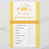 赤ちゃんシャワーのゲームシート推定価格、サン奇跡 チラシ (正面)