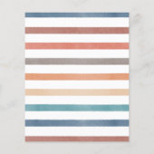 赤ちゃんシャワーのゲーム彼女はむしろボーホレインボー (裏面)