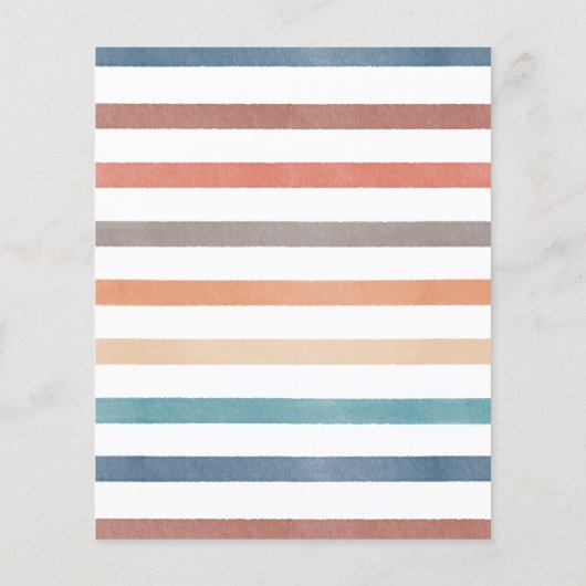 赤ちゃんシャワーのゲーム彼女はむしろボーホレインボー (裏面)