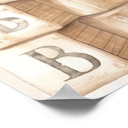 赤ちゃんシャワーのゲーム推測の締め切り日我々は早く待つことができる ポスター (角)