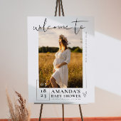 赤ちゃんシャワーのサイン写真ウェルカムのサインのポスター ポスター