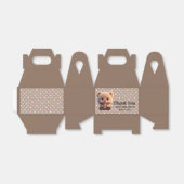 赤ちゃんシャワーのテディベアを待つことができる フェイバーボックス (折り畳みなし)