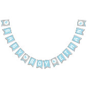 赤ちゃんシャワーのバンティングフラグ/男の赤ちゃん用バナー バンティングフラッグ (全)