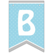 赤ちゃんシャワーのバンティングフラグ/男の赤ちゃん用バナー バンティングフラッグ (第2の旗)