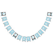 赤ちゃんシャワーのバンティングフラグ/男の赤ちゃん用バナー バンティングフラッグ (全)