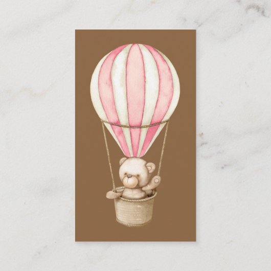 赤ちゃんシャワーのブックリクエスト招待状 エンクロージャーカード (裏面)