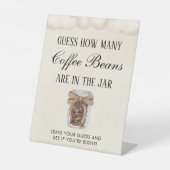 赤ちゃんシャワーのベビーの数を推測する 台座サイン (正面)