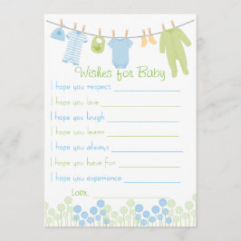 赤ちゃんシャワーのベビー 招待状