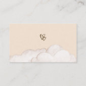 赤ちゃんシャワーのリクエストのためのTeddy Bear Books エンクロージャーカード (裏面)